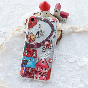 StephyDesignHK  Little town Shockproof Bumper Phone case for iPhone 7/8