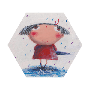 StephyDesignHK Spring, summer, autumn and winter hand-painted ceramic coaster I thermal pad / [Customized gift]