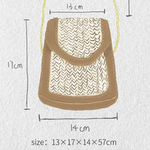 Load image into Gallery viewer, stephy Chain Straw bag
