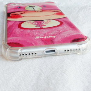StephyDesignHK 粉兔帶掛繩斜背四角防撞氣囊手機殼iPhone 全系列