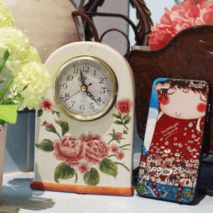 StephyDesignHK 'Love Angle' Tempered Glass Phone Case for iPhone X