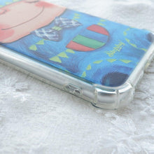 將圖片載入圖庫檢視器 StephyDesignHK- iPhone 7/8藍色可愛小貓四角氣囊防撞手機殼
