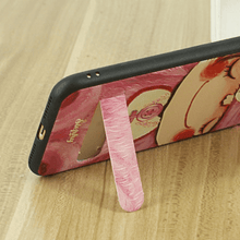 將圖片載入圖庫檢視器 StephyDesignHK 萌兔小精靈 iPhone X  3D浮雕內置隱形支架手機殼
