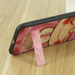 StephyDesignHK 萌兔小精靈 iPhone X  3D浮雕內置隱形支架手機殼