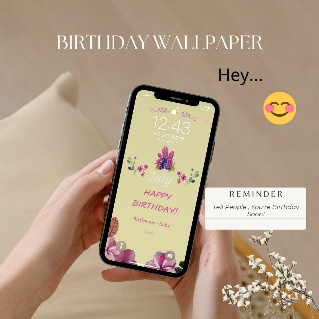 stephy birthday wallpaper JULY