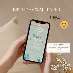 StephyDesignHK birthday wallpaper MAR