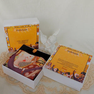 StephyDesignHK ~ Hallelujah~~ Scarf and Scarf Ring Gift Box Set