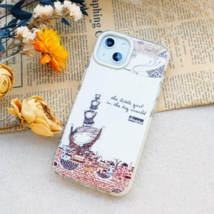 StephyDesignHK 與你遨遊 奶茶色雙層雙色透明手機殼 iPhone 11/11 Pro/11 Pro Max 【客製化】