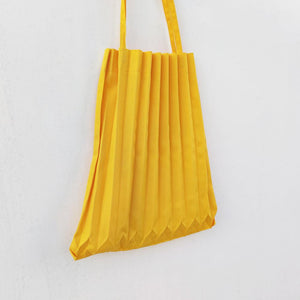 StephyDesignHK Candy Yellow Lively Folding Bag/Ruffled Bag/Folding Bag