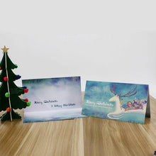 Load image into Gallery viewer, StephyDesignHK Fairy Tale Christmas Card Set of 4 - Christmas/Gift Exchange/Christmas Card Set
