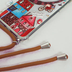 StephyDesignHK Lanyard Crossbody Strap Anti-collision Airbag Phone Case iPhone 11/11 Pro/11 Pro Max [Customized]
