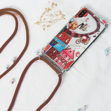 Load image into Gallery viewer, StephyDesignHK Lanyard Crossbody Strap Anti-collision Airbag Phone Case iPhone 14/13/12 [Customized]
