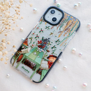 StephyDesignHK 午後悠閒 掛繩背帶雙層包膠手機殼iPhone 11/11 Pro/11 Pro Max 【客製化】