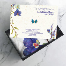 Load image into Gallery viewer, StephyDesignHK 【Orchid】♥Godmother, Thank You♥ Scarf Gift Box
