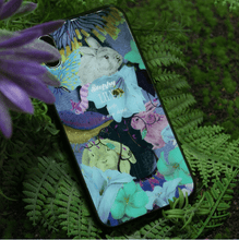 Load image into Gallery viewer, StephyDesignHK forest bunny tempered glass phone case for iPhone X/XsMax/XS/XR
