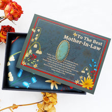 Load image into Gallery viewer, StephyDesignHK 【Viola】 ♥To The Best Mother-in-law♥【Mother&#39;s Day Gift】Silk Scarf Gift Box
