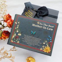 Load image into Gallery viewer, StephyDesignHK 【Viola】 ♥To The Best Mother-in-law♥【Mother&#39;s Day Gift】Silk Scarf Gift Box
