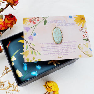 StephyDesignHK 【Viola】♥Mother and Daughter♥Mother's Day Gift Silk Scarf Gift Box