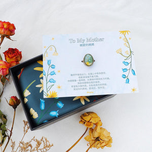StephyDesignHK 【Viola】 ♥To My Mother♥【Mother's Day Gift】Scarf Gift Box