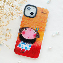 Load image into Gallery viewer, StephyDesignHK Autumn Dural -color Transparent Phone Case for iPhone 14/13/12 【Customized】
