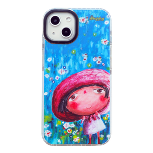 StephyDesignHK 夏山如碧 雙層雙色透明手機殼 iPhone 15/14/13/12全系列【客製化】