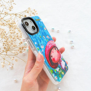 StephyDesignHK 夏山如碧 雙層雙色透明手機殼 iPhone 11/11 Pro/11 Pro Max 【客製化】