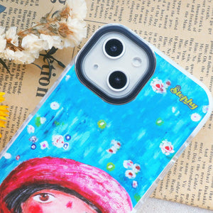 StephyDesignHK 夏山如碧 雙層雙色透明手機殼 iPhone 11/11 Pro/11 Pro Max 【客製化】