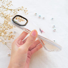 將圖片載入圖庫檢視器 StephyDesignHK 春雨如絲 雙層雙色透明手機殼 iPhone全系列 【客製化】
