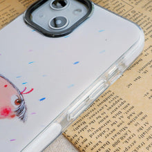 將圖片載入圖庫檢視器 StephyDesignHK 春雨如絲 雙層雙色透明手機殼 iPhone全系列 【客製化】
