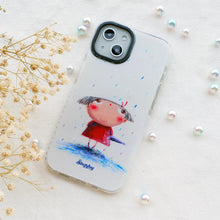 將圖片載入圖庫檢視器 StephyDesignHK 春雨如絲 雙層雙色透明手機殼 iPhone全系列 【客製化】
