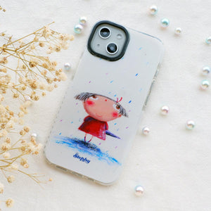 StephyDesignHK 春雨如絲 雙層雙色透明手機殼 iPhone全系列 【客製化】