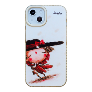 StephyDesignHK 冬日 雙層雙色透明手機殼 iPhone 14/13/12全系列 【客製化】