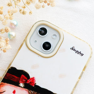 StephyDesignHK 冬日 雙層雙色透明手機殼 iPhone 14/13/12全系列 【客製化】