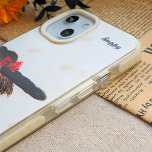 StephyDesignHK 冬日 雙層雙色透明手機殼 iPhone 14/13/12全系列 【客製化】