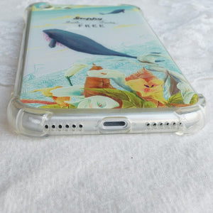 StephyDesignHK-海豚帶掛繩斜背四角防撞氣囊手機殼iPhone 11/11 Pro/11 Pro Max