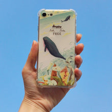 Load image into Gallery viewer, StephyDesignHK Dolphin Lanyard Strap Anti-collision Airbag Phone Case iPhone 15/14/13/12【Customized】

