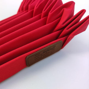 StephyDesignHK Candy Red Folding Bag/Wrinkle Bag/Folding Bag/Shoulder Bag