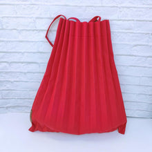 Load image into Gallery viewer, StephyDesignHK Candy Red Folding Bag/Wrinkle Bag/Folding Bag/Shoulder Bag
