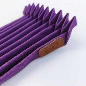 StephyDesignHK Purple Solid Color/Pleated Bag/Wrinkled Bag/Trunk Bag