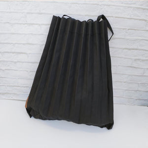 StephyDesignHK Black Solid Color Folding Bag/Folding Bag/Handbag/Shopping Lightweight Shoulder Bag