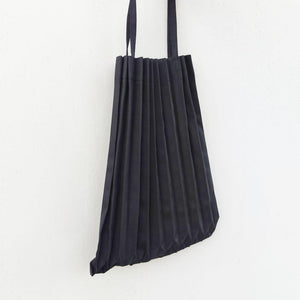 StephyDesignHK Black Solid Color Folding Bag/Folding Bag/Handbag/Shopping Lightweight Shoulder Bag
