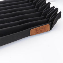 Load image into Gallery viewer, StephyDesignHK Black Solid Color Folding Bag/Folding Bag/Handbag/Shopping Lightweight Shoulder Bag
