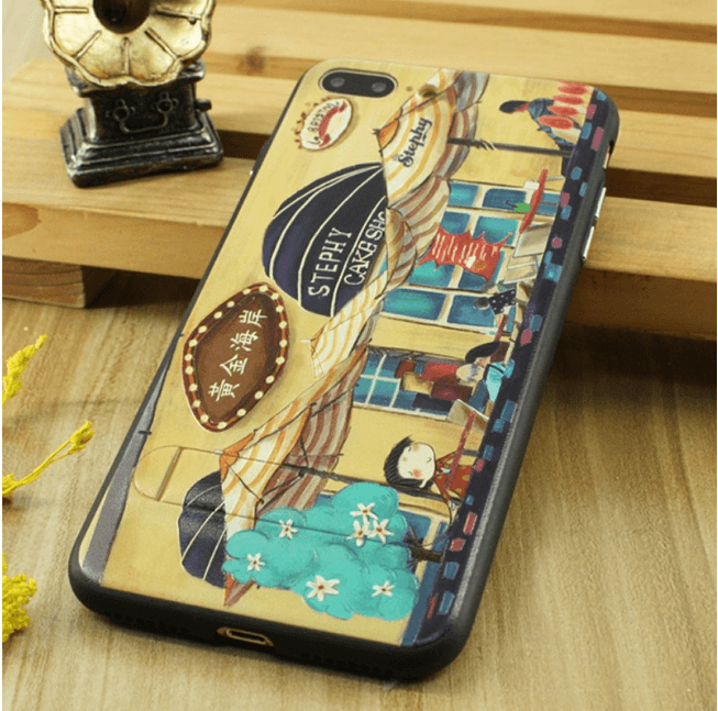StephyDesignHK Hong Kong gold coast iPhone case with invisible stand - iPhone7/8
