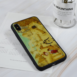 StephyDesignHK "pyramids' Tempered Glass Phone Case for iPhone X/XsMax/XS/XR