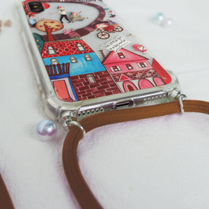StephyDesignHK Lanyard Crossbody Strap Anti-collision Airbag Phone Case iPhone 11/11 Pro/11 Pro Max [Customized]