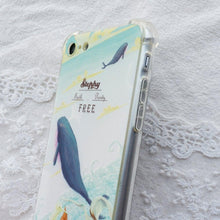 Load image into Gallery viewer, StephyDesignHK Dolphin Lanyard Strap Anti-collision Airbag Phone Case iPhone 15/14/13/12【Customized】
