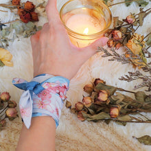 Load image into Gallery viewer, StephyDesignHK Sakura Long Silk Scarf Christmas Wooden Box Gift / Hair Band / Handle Band
