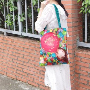 canvas shoulder bag-Stephydesignhk